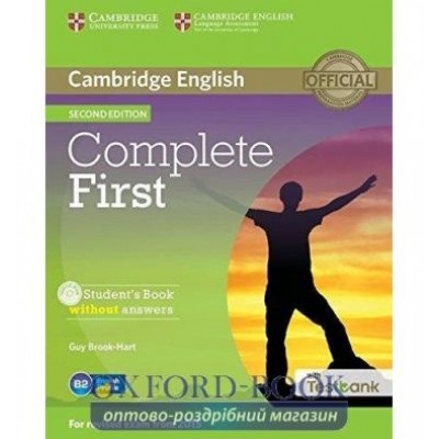 Підручник Complete First 2nd Edition Students Book without key with CD-ROM with Testbank ISBN 9781107501737 замовити онлайн
