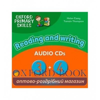Oxford Primary Skills Reading and Writing 3 and 4 Audio CDs ISBN 9780194674058 замовити онлайн