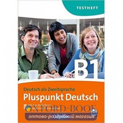 Тести Pluspunkt Deutsch B1 Testheft+CD Maenner, D ISBN 9783060243297 заказать онлайн оптом Украина