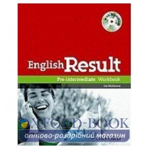 Робочий зошит English Result Pre-Intermediate Workbook with key and MultiROM ISBN 9780194304993