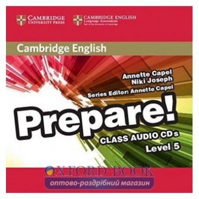 Диск Cambridge English Prepare! Level 5 Class Audio CDs (2) Capel, A ISBN 9781107497863 замовити онлайн
