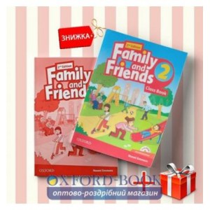 Книги Family and friends 2 Class book & workbook (комплект: Підручник и Робочий зошит) Oxford University Press