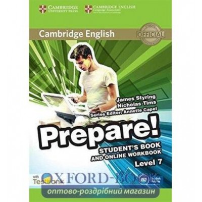 Робочий зошит Cambridge English Prepare! 7 Students Book with Online Workbook with Testbank ISBN 9781107498006 замовити онлайн