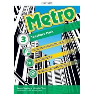 Книга для вчителя Metro 3 Teachers book ISBN 9780194016933