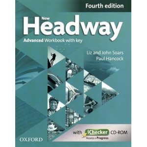 Робочий зошит New Headway 4ed. Advanced Workbook with Key with iChecker CD-ROM ISBN 9780194713542
