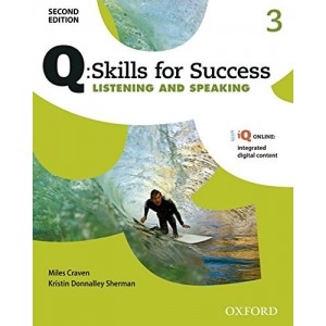 Підручник Q: Skills for Success 2nd Edition. Listening & Speaking 3 Students Book + iQ Online ISBN 9780194819046