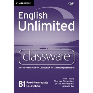English Unlimited Pre-intermediate Classware DVD-ROM Tilbury, A ISBN 9780521157223