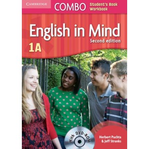 Підручник English in Mind Combo 2nd Edition 1A Students Book+workbook with DVD-ROM Puchta, H ISBN 9780521183260