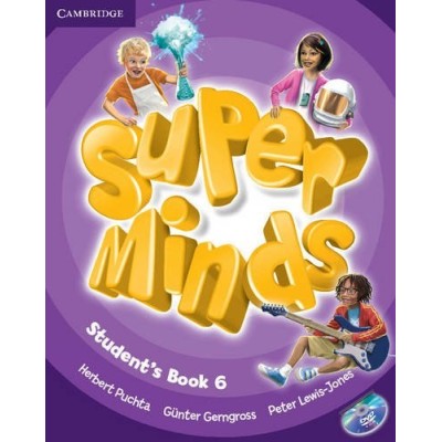 Підручник Super Minds 6 Students Book with DVD-ROM Puchta, H ISBN 9780521223874 замовити онлайн