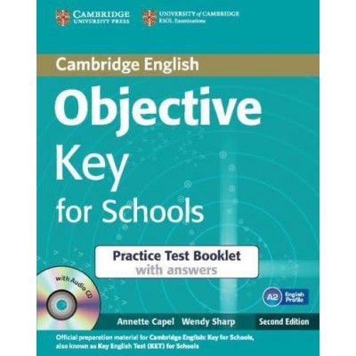Тести Objective Key 2nd Ed For Schools Practice Test Booklet with answers with Audio CD ISBN 9781107605619 замовити онлайн