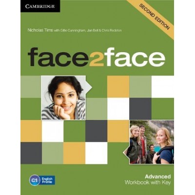 Робочий зошит Face2face 2nd Edition Advanced Workbook with Key Tims, N ISBN 9781107690585 заказать онлайн оптом Украина