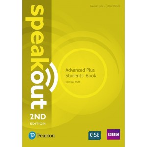 Підручник SpeakOut 2nd Edition Advanced Plus Students Book with DVD-ROM ISBN 9781292241500
