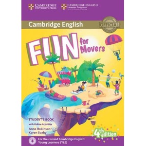Підручник Fun for 4th Edition Movers Students Book with Online Activities with Audio ISBN 9781316631959