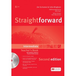 Книга для вчителя Straightforward 2nd Edition Intermediate teachers book+eBook Pack ISBN 9781786327666