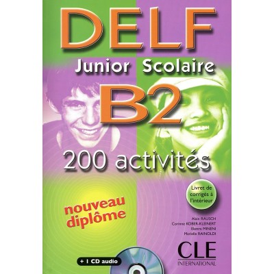 DELF Junior scolaire B2 Livre + corriges + transcriptios + CD ISBN 9782090352580 заказать онлайн оптом Украина