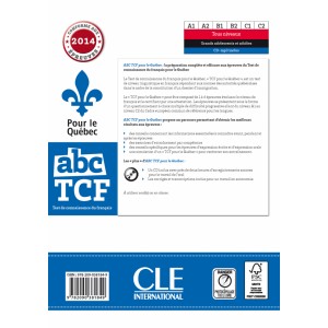 Тести ABC TCF Test de connaissance du fran?ais pour le Qu?bec. 140 activit?s + CD audio ISBN 9782090381849