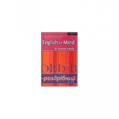 Книга для вчителя English in Mind Combo 1A Teachers Resource Book ISBN 9780521706353 заказать онлайн оптом Украина