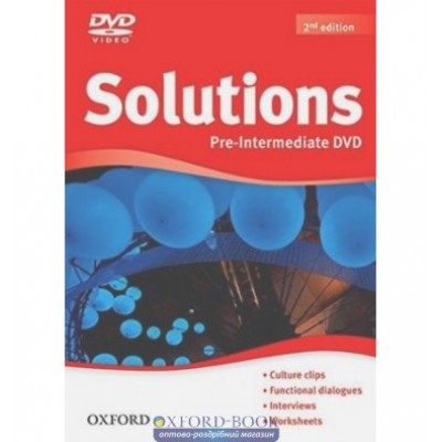 Solutions Pre-Intermediate Second Edition: DVD ISBN 9780194552745 заказать онлайн оптом Украина