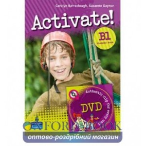 Підручник Activate! B1 Students Book with DVD ISBN 9781405884129