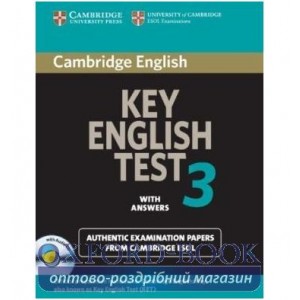 KET 3 Self-study Pack (SB with answers and Audio CDs) ISBN 9780521603904