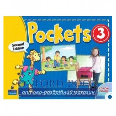 Підручник Pockets 3 Student Book+CD-Rom ISBN 9780136038856 замовити онлайн