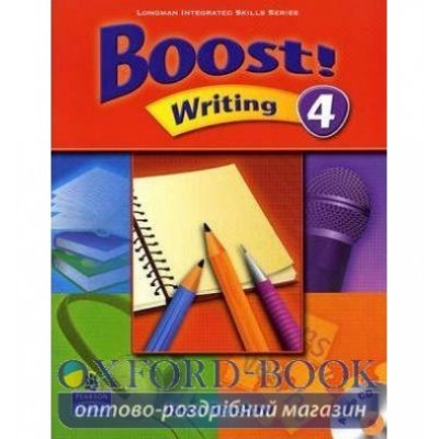 Підручник Boost! Writing 4 Student Book+CD ISBN 9789620058844 замовити онлайн