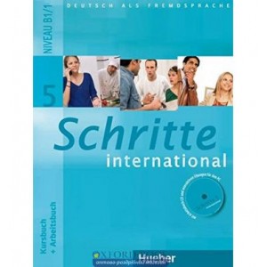 Підручник Schritte International 5 (B1/1) Kursbuch+AB ISBN 9783190018550
