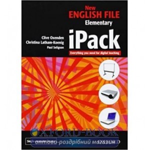 Ресурси для дошки New English File Elementary iPack DVD-ROM Christina Latham-Koenig ISBN 9780194518581