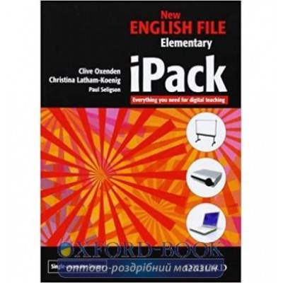 Ресурси для дошки New English File Elementary iPack DVD-ROM Christina Latham-Koenig ISBN 9780194518581 заказать онлайн оптом Украина