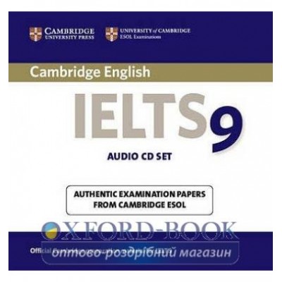 Тести Cambridge Practice Tests IELTS 9 Audio CDs (2) ISBN 9781107665347 замовити онлайн