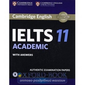 Книга Cambridge Practice Tests IELTS 11 Academic with Answers and Downloadable Audio ISBN 9781316503966