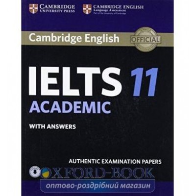 Книга Cambridge Practice Tests IELTS 11 Academic with Answers and Downloadable Audio ISBN 9781316503966 замовити онлайн