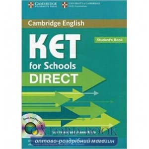 Підручник Direct Cambridge KET for Schools Students Book with CD-ROM ISBN 9780521167178
