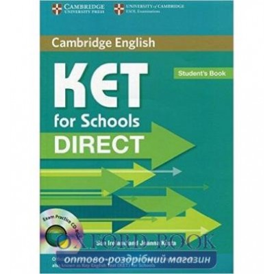 Підручник Direct Cambridge KET for Schools Students Book with CD-ROM ISBN 9780521167178 замовити онлайн