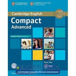 Підручник Compact Advanced Students Book with key with CD-ROM ISBN 9781107418028