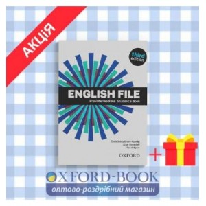 Підручник English File 3rd Edition Pre-Intermediate Students Book with DVD-ROM & iTutor ISBN 9780194598651