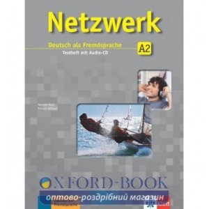 Робочий зошит для тестов Netzwerk A2 Testheft mit Audio-CD ISBN 9783126050135