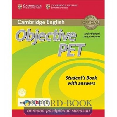 Підручник Objective PET 2nd Edition Students Book with key with CD-ROM with Testbank ISBN 9781316602508 заказать онлайн оптом Украина