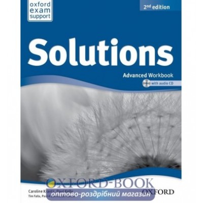 Робочий зошит Solutions 2nd Edition Advanced workbook with Audio CD ISBN 9780194553698 замовити онлайн