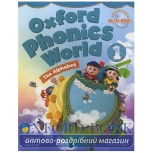 Підручник Oxford Phonics World 1 Students Book with MultiROM ISBN 9780194596176