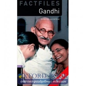 Oxford Bookworms Factfiles 4 Gandhi + Audio CD ISBN 9780194237833