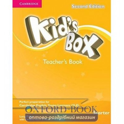 Книга для вчителя Kids Box Second edition Starter Teachers Book Frino, L ISBN 9781107690325 заказать онлайн оптом Украина