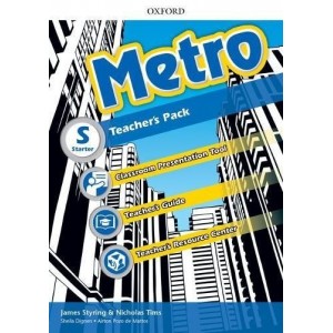 Книга для вчителя Metro Starter Teachers book ISBN 9780194016759