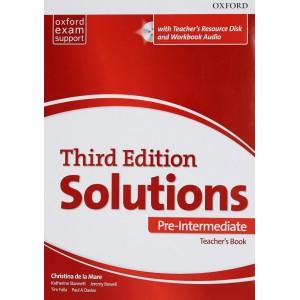 Книга для вчителя Solutions 3rd Edition Pre-Intermediate Teachers book + Teachers Resource Disc