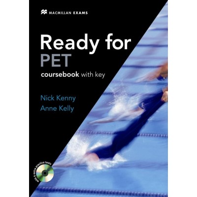 Підручник Ready for PET Coursebook with key and CD-ROM ISBN 9780230020719 заказать онлайн оптом Украина