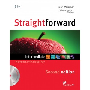 Робочий зошит Straightforward 2nd Edition Intermediate Workbook with key and CD ISBN 9780230423268