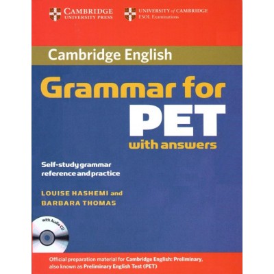 Граматика Cambridge Grammar for PET Book with answers and Audio CD Hashemi, L ISBN 9780521601207 замовити онлайн