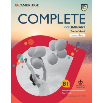 Книга для вчителя Complete Preliminary Second Edition Teachers Book with Downloadable Resource Pack Rod Fricker замовити онлайн