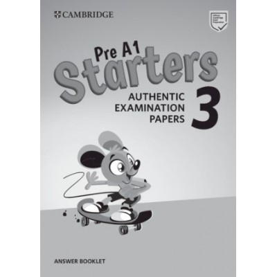 Книга Cambridge English Starters 3 for Revised Exam from 2018 Answer Booklet ISBN 9781108465175 заказать онлайн оптом Украина
