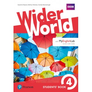 Підручник Wider World 4 Students Book with MyEnglishLab ISBN 9781292178776